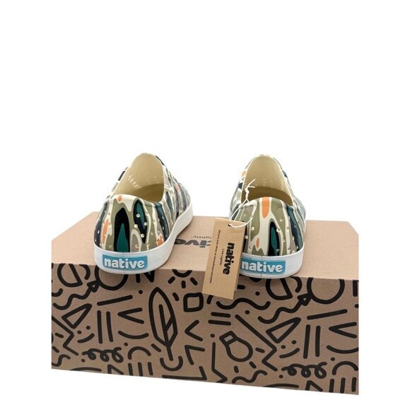 Native Jefferson Slip-On Water Shoes Pine Map Adult M7 W9 Lightweight Camo EVA - Picture 7 of 10